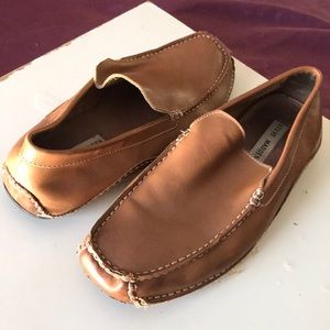 Steve Madden Mens P-Nevell Tan Leather Loafers